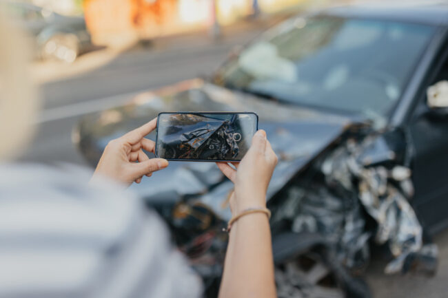 determining fault car crash in California